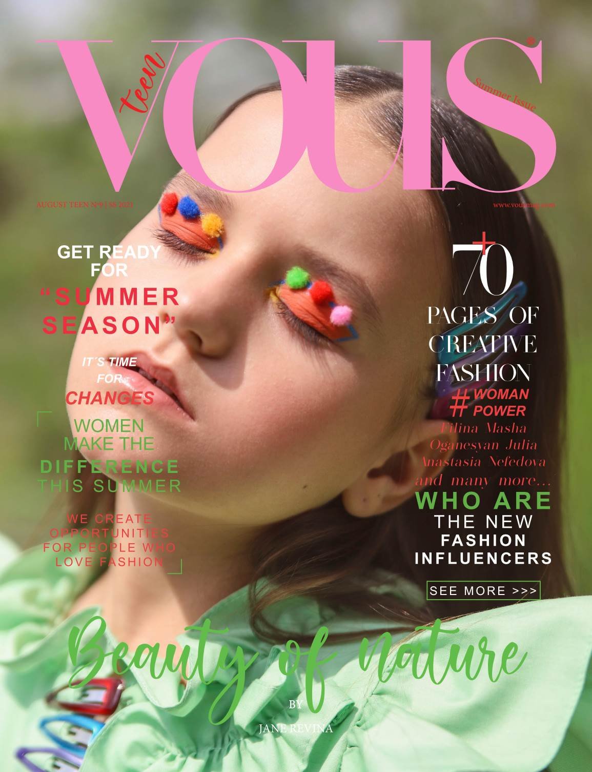 VOUS Magazine · The August Teen Edition · Vol.9 · 2021