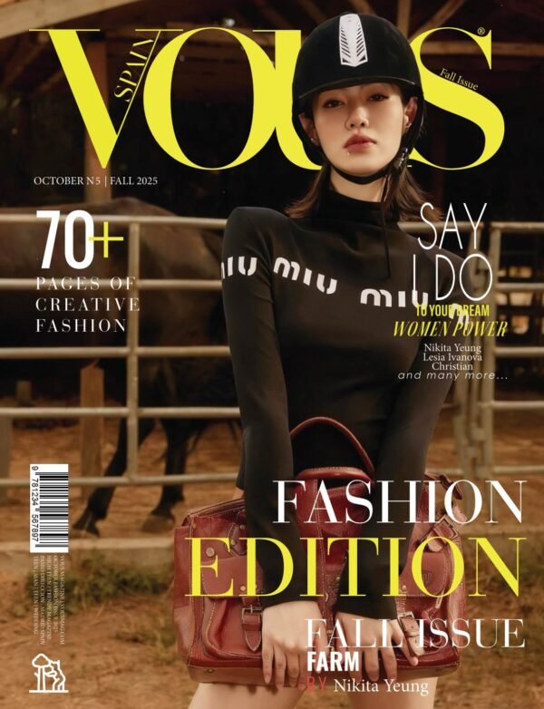 VOUS Magazine · The October Fashion Edition · Vol.5 · 2025 cover