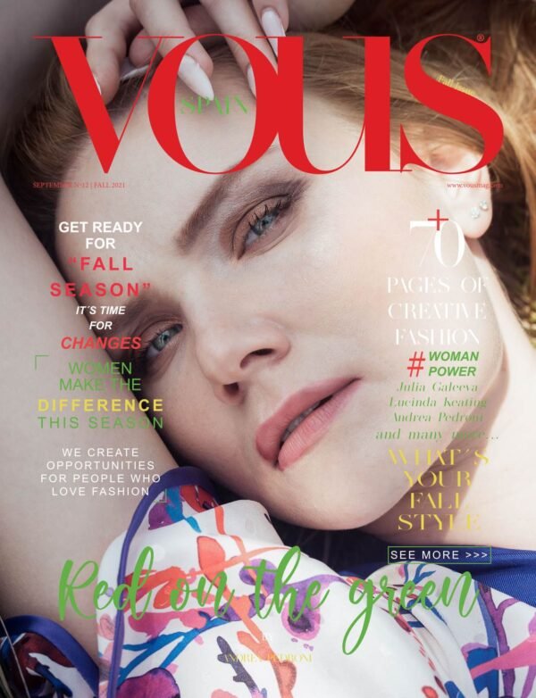 VOUS Magazine · The September Fashion & Beauty Edition · Vol.12 · 2021 cover