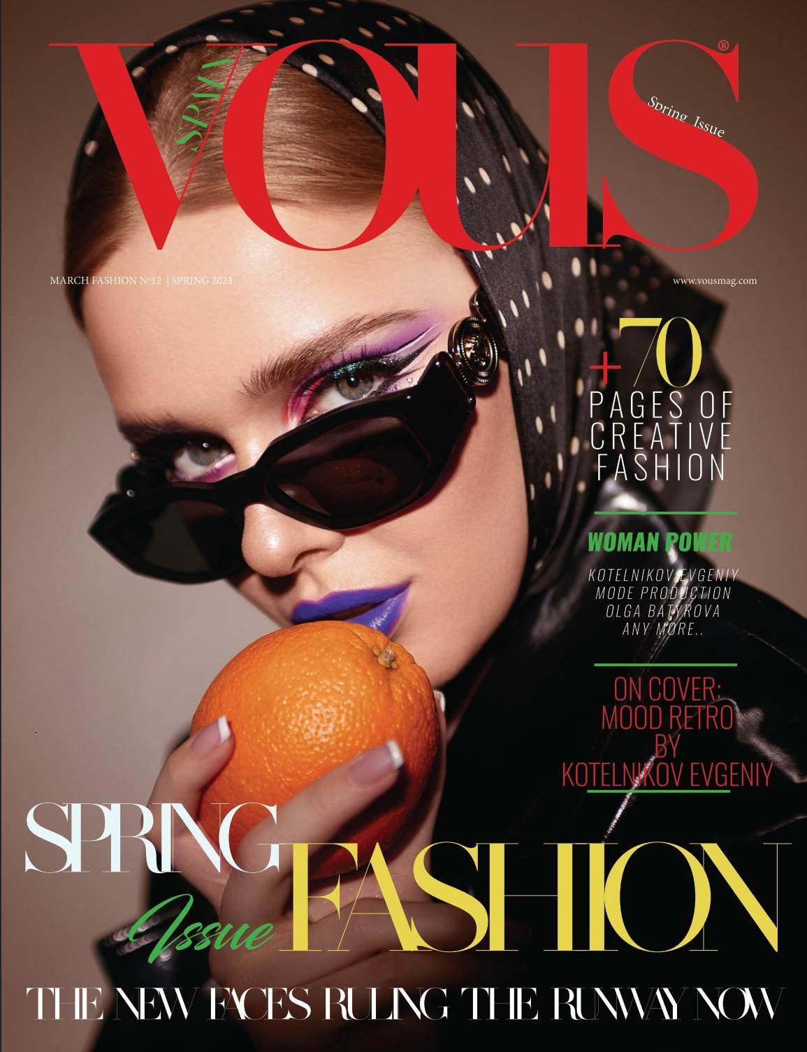 VOUS Magazine · The March Fashion & Beauty Edition · Vol.12 · 2023