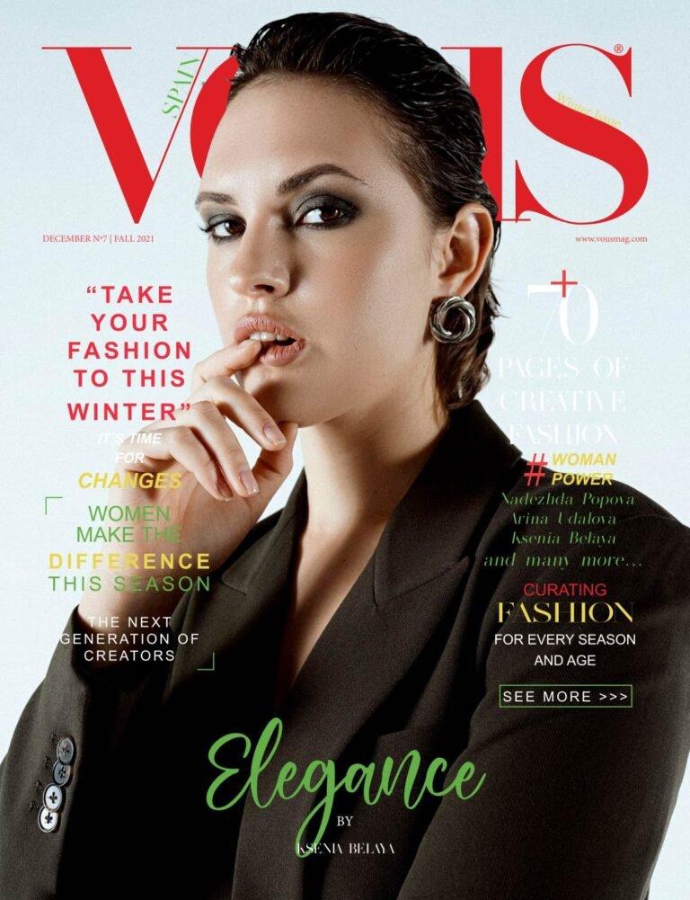 VOUS Magazine | The December Fashion & Beauty Edition | Vol.7 | 2021