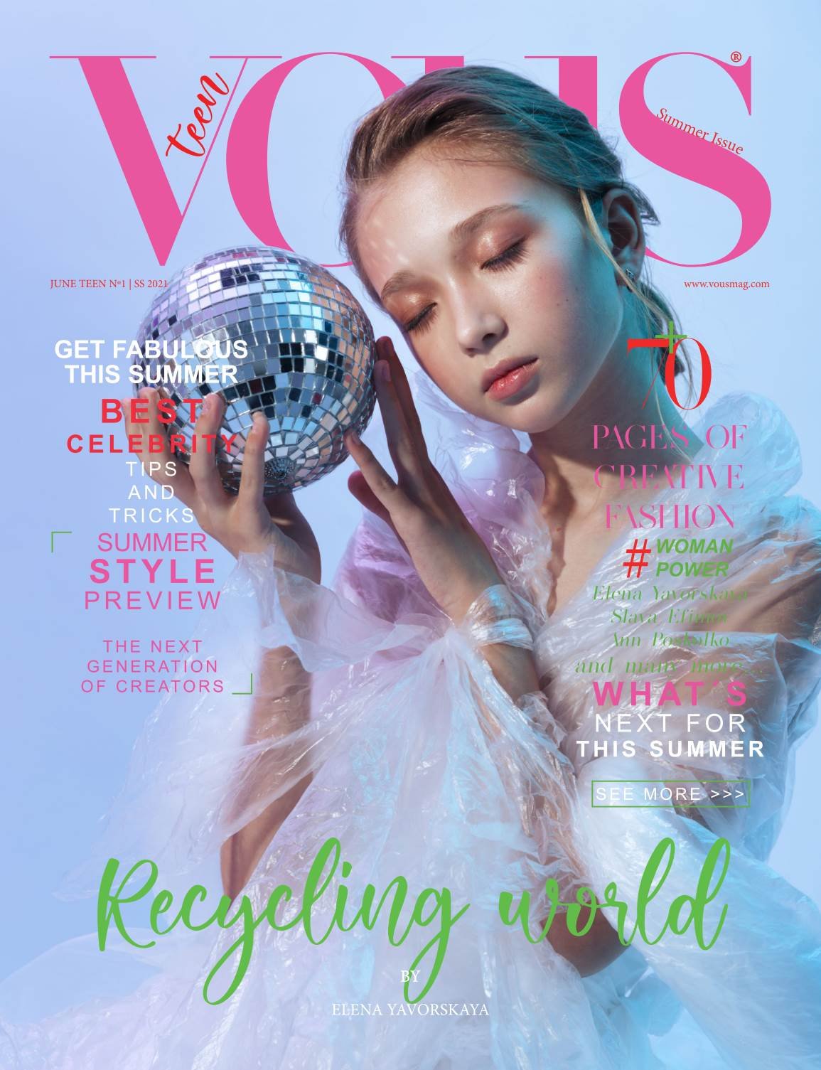 VOUS Magazine · The June Teen Edition · Vol.1 · 2021