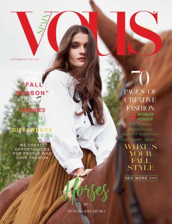 VOUS Magazine · The September Fashion & Beauty Edition · Vol.1 · 2021 cover
