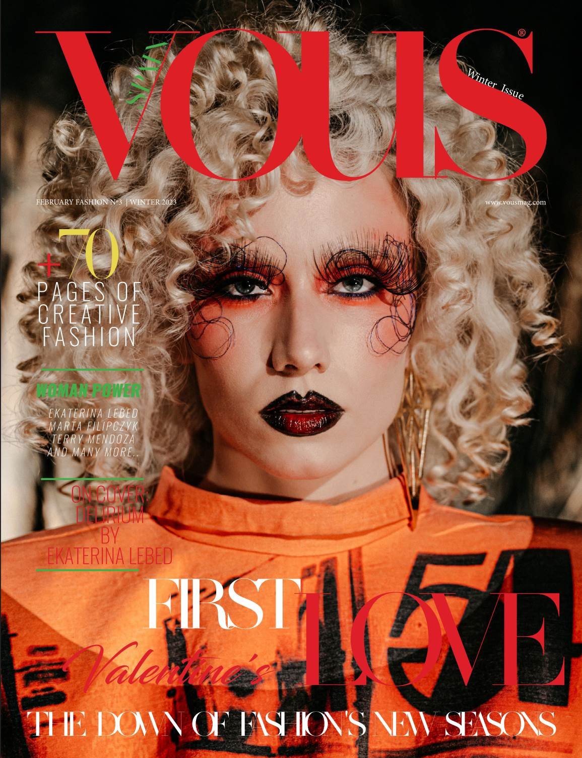 VOUS Magazine · The February Fashion & Beauty Edition · Vol.3 · 2023