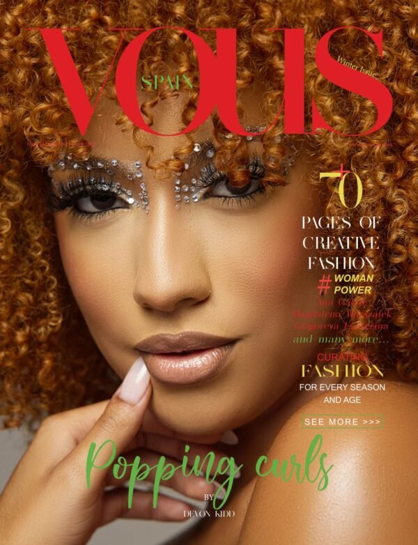 VOUS Magazine · The November Fashion & Beauty Edition · Vol.4 · 2021 cover