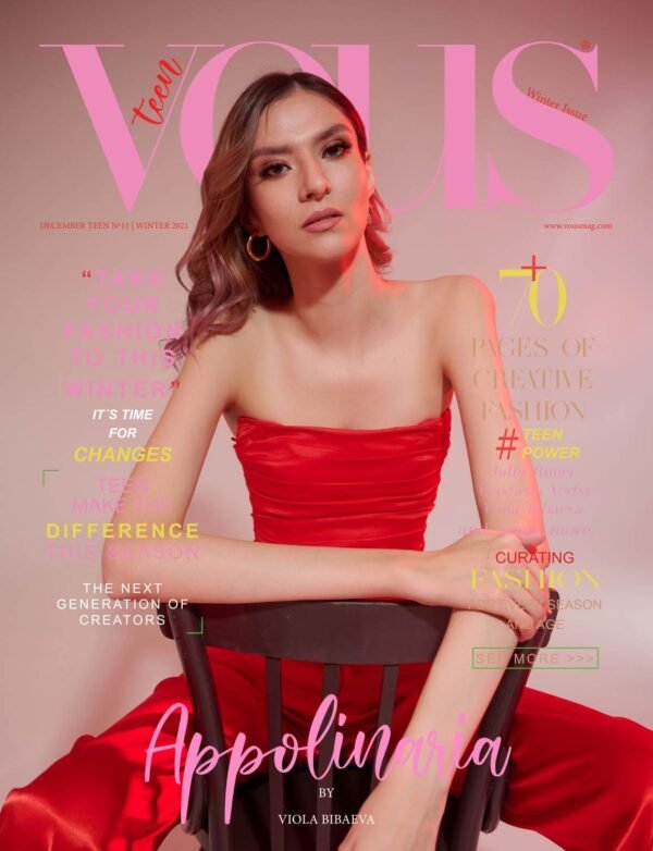 VOUS Magazine · The December Teen Edition · Vol.11 · 2021 cover
