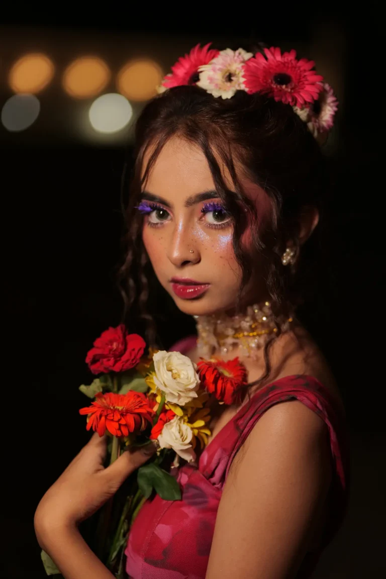 Petals After Dark — for VOUS Magazine, September 2026 Beauty edition